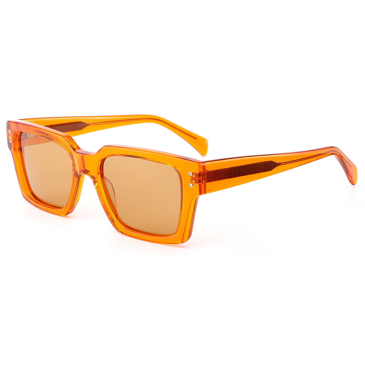 Cermin mata hitam asetat Polarized Nylon Tahan Hentaman Ultralight
