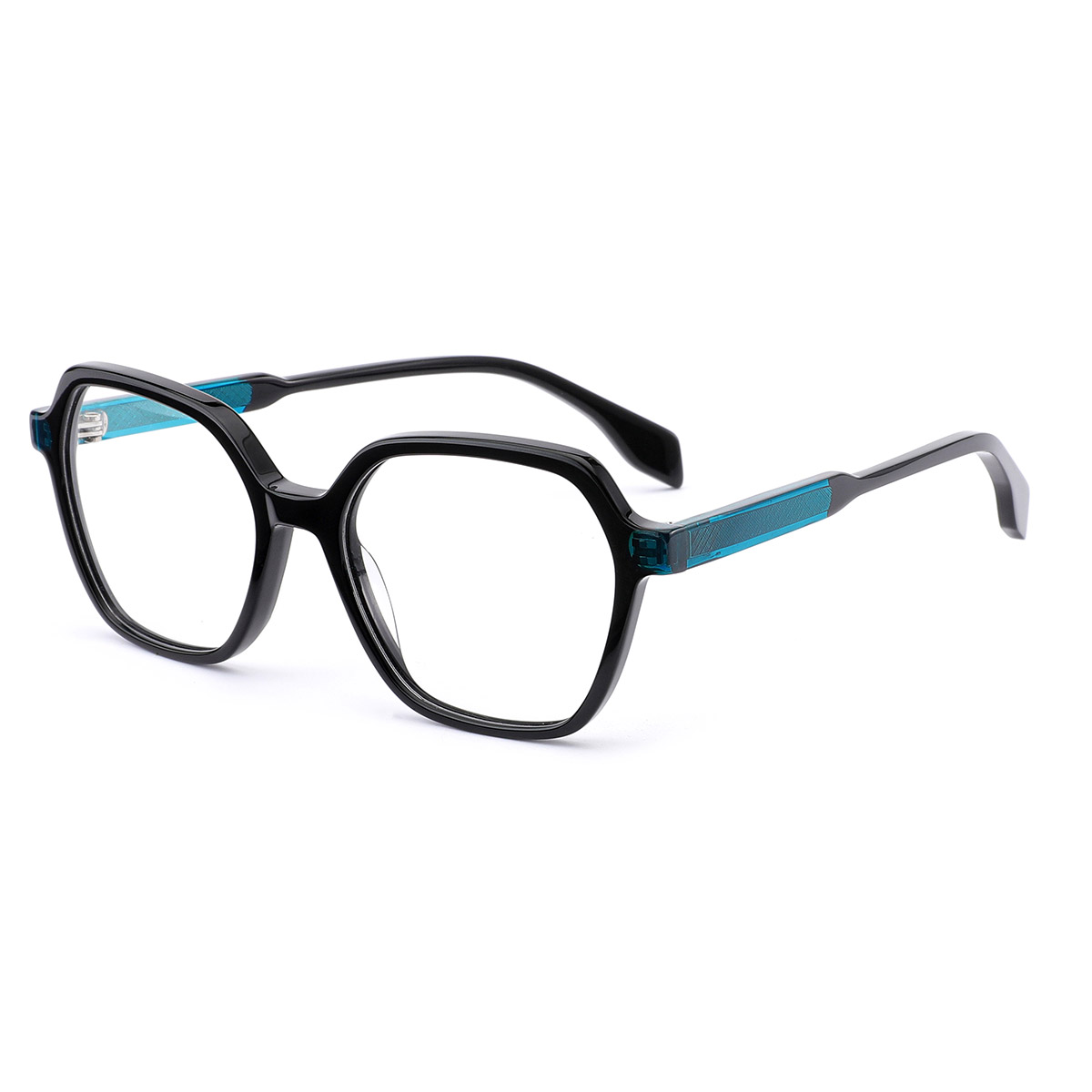 Cermin mata optik asetat kulit kura-kura klasik retro Cermin mata optik asetat kulit kura-kura klasik retro
