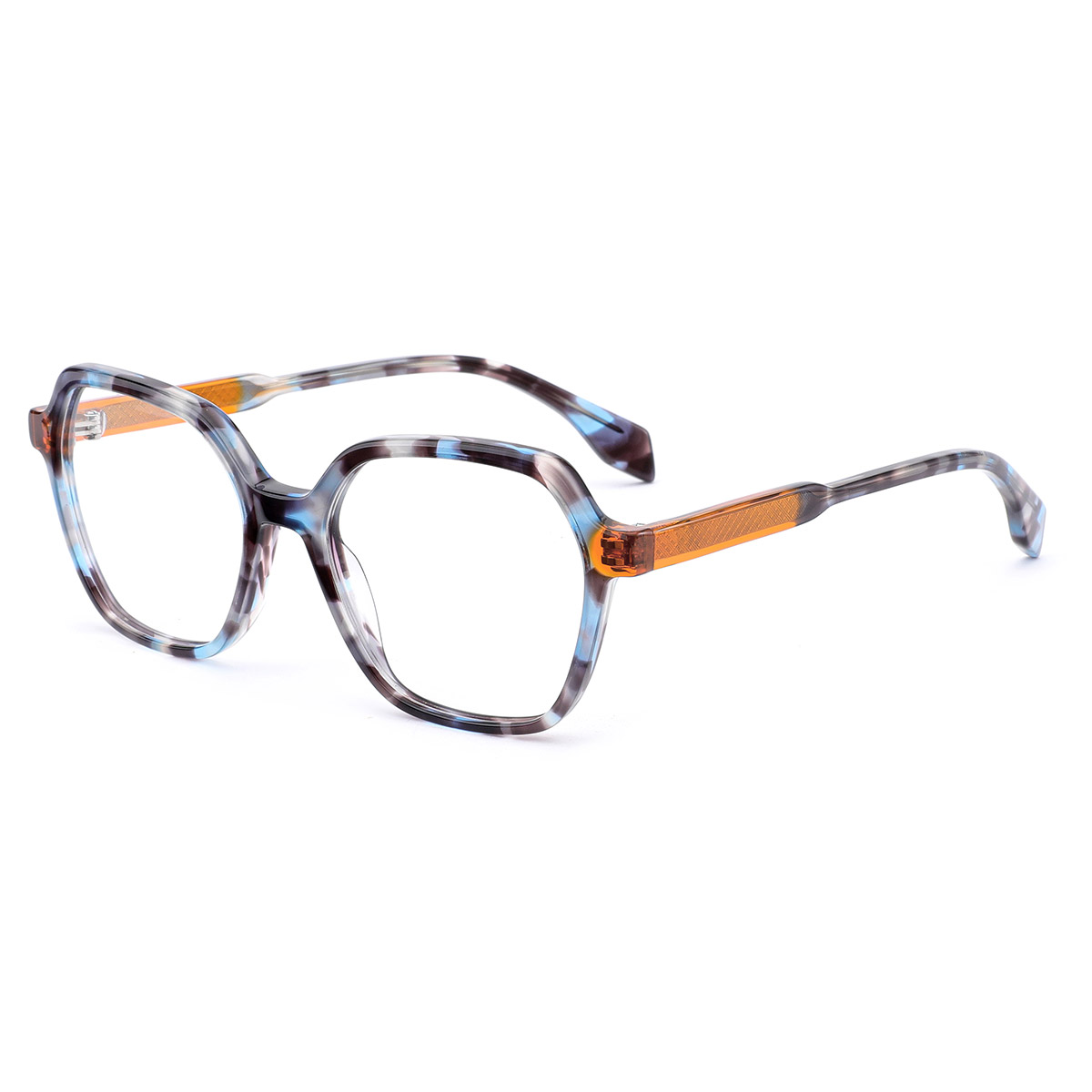 Cermin mata optik asetat kulit kura-kura klasik retro Cermin mata optik asetat kulit kura-kura klasik retro