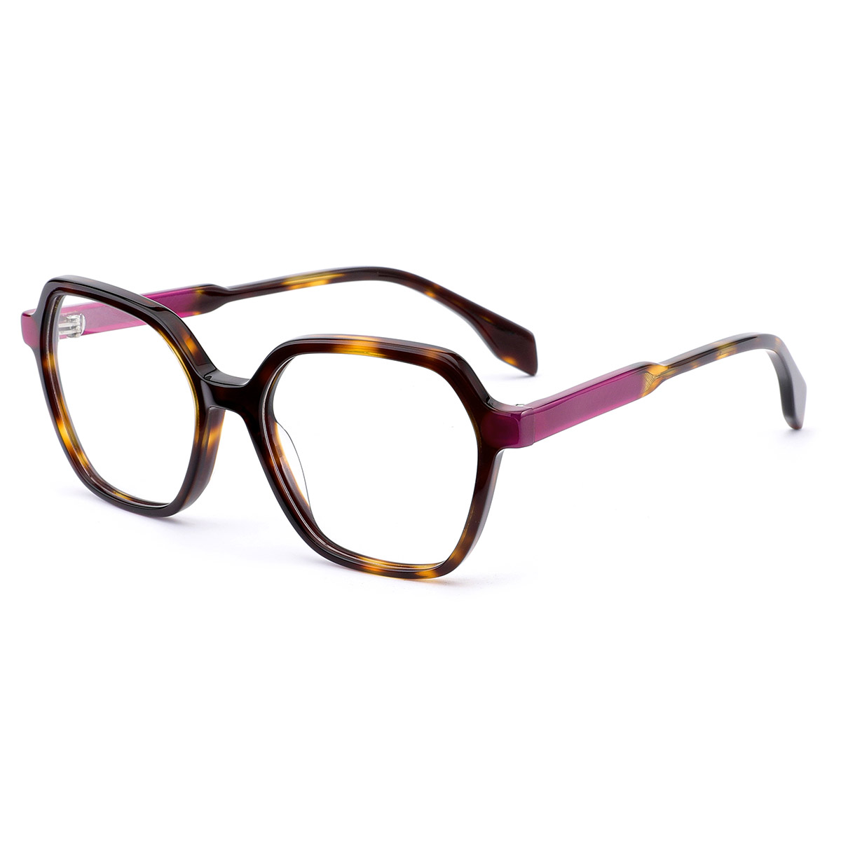 Cermin mata optik asetat kulit kura-kura klasik retro Cermin mata optik asetat kulit kura-kura klasik retro