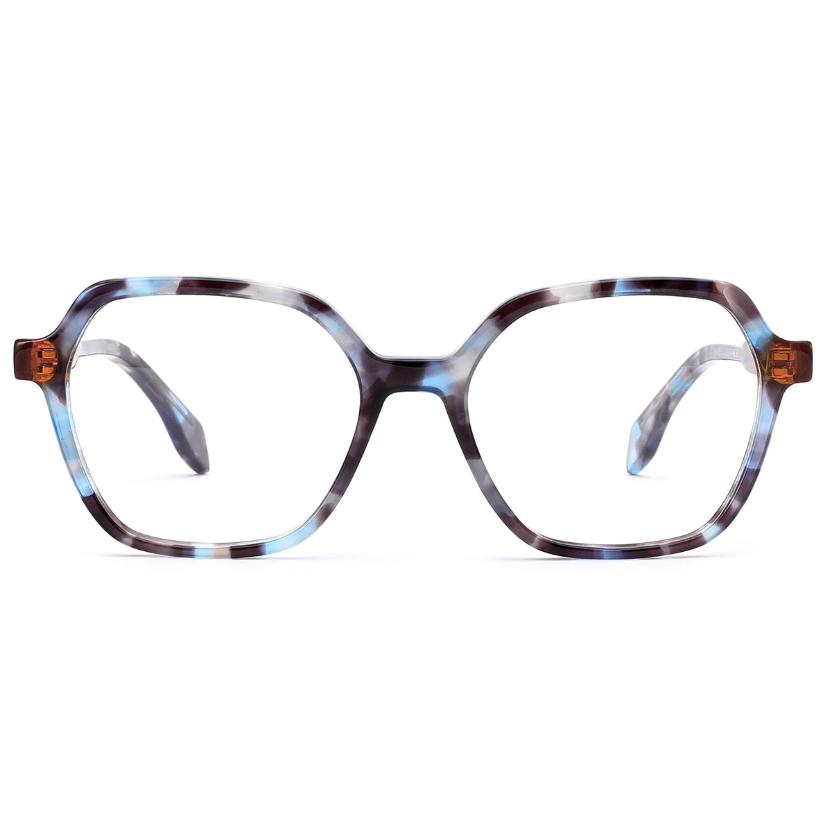 Cermin mata optik asetat kulit kura-kura klasik retro Cermin mata optik asetat kulit kura-kura klasik retro