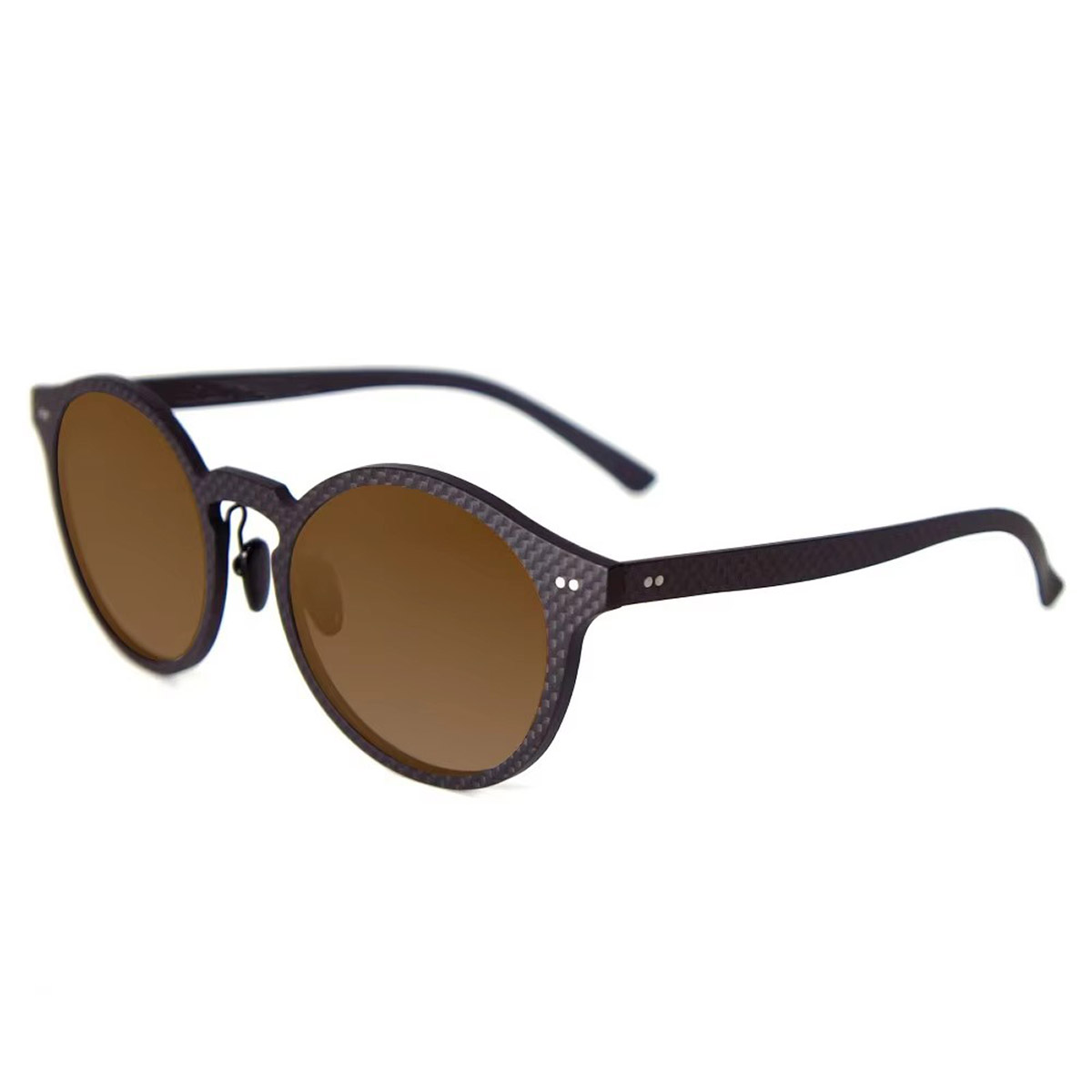 Cermin Mata Hitam Gentian Karbon Bingkai Retro UV400 Cermin Mata Hitam Gentian Karbon Bingkai Retro UV400